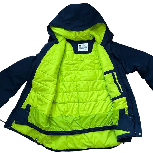 Helly Hansen Helly Tech Performance Men's Verglas Blue Winter Jacket XL - Picture 10 of 16